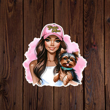 Yorkie mom sticker for sale  New Lexington
