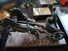 Scultura bronzo antica usato  Torino