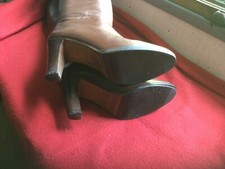 Bottes plates cuir d'occasion  Saint-Malo