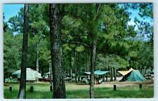 Cartão postal Fort Pickens State Park, Flórida FL ~ TENDAS CAMPING trailer tenda década de 1960 comprar usado  Enviando para Brazil