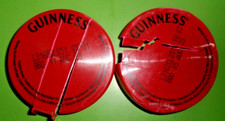 2 tampas de tampa de plástico para barril Guinness usadas conforme digitalizações comprar usado  Enviando para Brazil