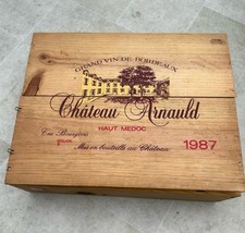 Wooden wine box for sale  LONDONDERRY