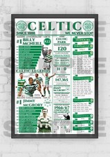 Celtic honours history for sale  RHYL