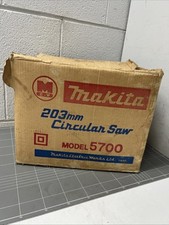 CAIXA DE FERRAMENTAS VINTAGE MAKITA 203mm SERRA CIRCULAR 5700 JAPÃO MANCAVE  comprar usado  Enviando para Brazil