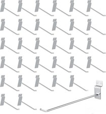 100pcs slatwall chrome for sale  THORNTON-CLEVELEYS