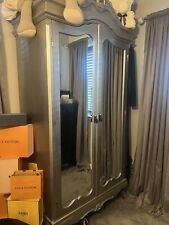 Silver double wardrobe for sale  DONCASTER