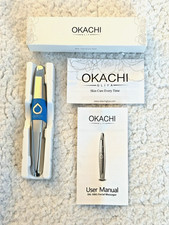 Varinha massageadora facial OKACHI GLIYA portátil beleza alta frequência azul OG-5861 comprar usado  Enviando para Brazil