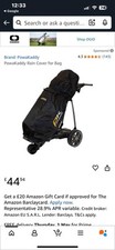 Powakaddy waterproof golf for sale  LEEDS