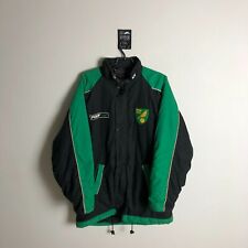 Chaqueta de Entrenamiento Norwich City Vintage con Cremallera Negro Verde Pony Años 90 Para Hombre Talla L segunda mano  Embacar hacia Argentina