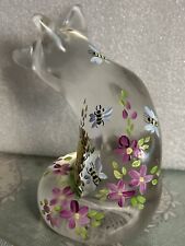 Raposa de vidro Fenton pintada à mão abelhas, flores, colmeia edição limitada # 2/12  comprar usado  Enviando para Brazil