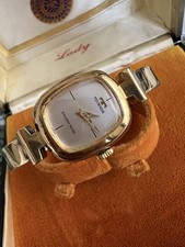 Technos relógio mecânico analógico (manual) feminino corda manual rosa dourada antigo Wo comprar usado  Enviando para Brazil
