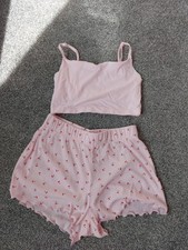 Cherry pyjamas shorts for sale  PETERLEE