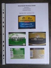 Bieretiketten breidenbach hint gebraucht kaufen  Coesfeld