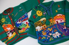 Maglioni cardigan peruviani usato  Vilminore di Scalve