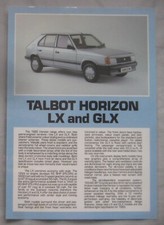 1985 talbot horizon for sale  DARWEN