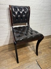 Chesterfield leather desk for sale  BOURNEMOUTH