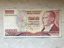 Banconota cartamoneta turchia usato  Biella