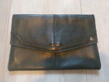 Clutch schwarz leder gebraucht kaufen  Dortmund