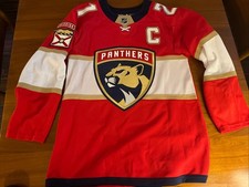Camiseta de hóquei Adidas Florida Panthers personalizada 21 NHL autêntica tamanho 46 masculina vermelha comprar usado  Enviando para Brazil