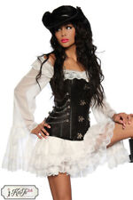 Piratenkleid longbluse gothic gebraucht kaufen  Seesen