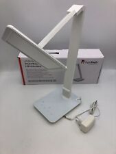 Lampa biurkowa LED FeinTech ściemnialna 2700K-6500K, gniazdo ładowania USB, biała na sprzedaż  PL