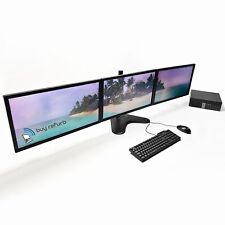 Monitor triplo PC 3 x 23" 8ª geração 6 núcleos CPU 32GB DDR4 1TB SSD Windows 11 PRO comprar usado  Enviando para Brazil