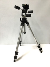 Tripé Bogen Manfrotto 3021 com cabeça de tripé 3047 3 vias comprar usado  Enviando para Brazil