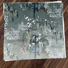 Green oriental cushion for sale  LIVERPOOL