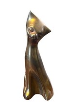 Messing katze figur gebraucht kaufen  Illingen