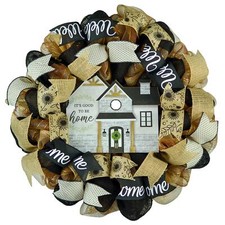 Farmhouse wreath good for sale  Deal