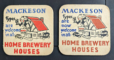 Beer mats mackeson for sale  WORCESTER