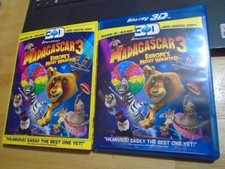 RARE OOP Madagascar 3 BLU-RAY 3D Ben Stiller Chris Rock Bryan Cranston slipcover comprar usado  Enviando para Brazil