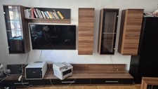 Moderne wohnwand nussbaum gebraucht kaufen  Karlsruhe