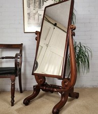Antique mahogany cheval for sale  GAINSBOROUGH