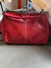 Bolsa de ombro/bolsa/embreagem feminina Kiss Lock vermelha luxo bolsa de couro PU comprar usado Bolsa de ombro/bolsa/embreagem feminina Kiss Lock vermelha luxo bolsa de couro PU comprar usado  Enviando para Brazil