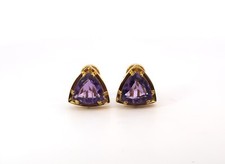Goldohrringe hrclips amethyst gebraucht kaufen Goldohrringe hrclips amethyst gebraucht kaufen  München