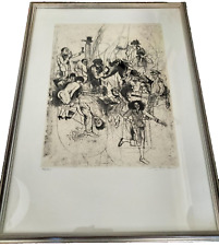 Ernesto treccani litografia usato  Cascina