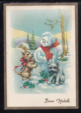 Cartolina buon natale usato  Italia