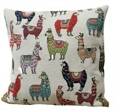 Llamas tapestry cushion for sale  WALLASEY