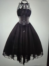 Gotik kleid damen gebraucht kaufen  Großbreitenbach
