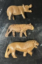 Wooden carved animals for sale  MARGATE