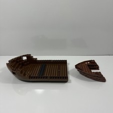 Vintage Lego Casco de Navio Pirata Marrom #2560 & #2556/2557 Conjunto 6285 #10040 #6274  comprar usado  Enviando para Brazil