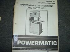 Powermatic model band for sale  Dubuque