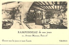Paris restaurant ramponneau usato  Sannazzaro de Burgondi