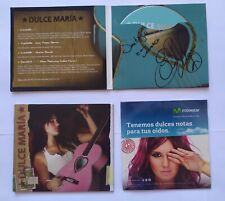 Usado, RARE Autographed Rebelde RBD Dulce Maria EP Inevitable Pink Blue EP Movistar comprar usado  Porto Alegre