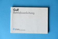 Betriebsanleitung golf typ gebraucht kaufen  Berlin