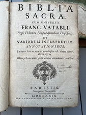 Bible 18eme biblia d'occasion  Poitiers