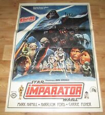 Pôster original do filme turco Star Wars 1980 The Empire Strikes Back 27x40 comprar usado  Enviando para Brazil