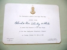 CONVITE REAL DA MARINHA TAILÂNDIA DHONBURI PUKET 1965 NAVIO DE SUA MAJESTADE TAILANDESA comprar usado  Enviando para Brazil