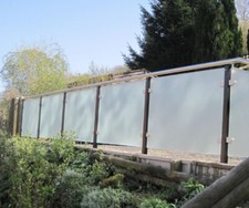 Large toughened frosted for sale  NEWPORT